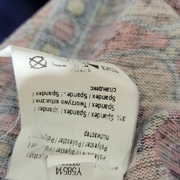 Venus Boho Print Dress w/ 3/4 Length Sleeves - Picture 6 of 6